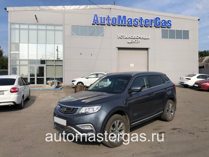 Монтаж ГБО на  Geely Atlas  2021 г., ГБО 4 поколения, метан LANDI RENZO (Италия), двигатель 2.4 л. 4 цилиндра