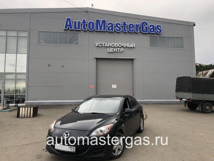 Монтаж ГБО на Mazda 3 2011г., ГБО 4 поколения, метан LANDIRENZO (Италия), двигатель 1.6л. 4 цилиндра