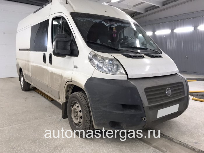 Монтаж ГБО на Fiat Ducato 2015г., ГБО 4 поколения, метан LANDI RENZO (Италия), двигатель 2.3л. 4 цилиндра (Дизель)