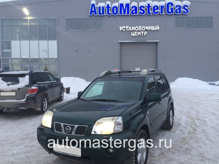 Монтаж ГБО на Nissan X-Trail 2006г., ГБО 4 поколения, пропан LANDI RENZO (Италия), двигатель 2.0л. 4 цилиндра