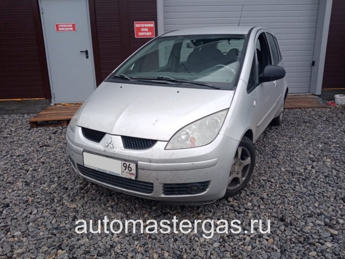 Монтаж ГБО на Mitsubishi Colt 2006г., ГБО 4 поколения, пропан LANDIRENZO (Италия), двигатель 1.5л. 4 цилиндра