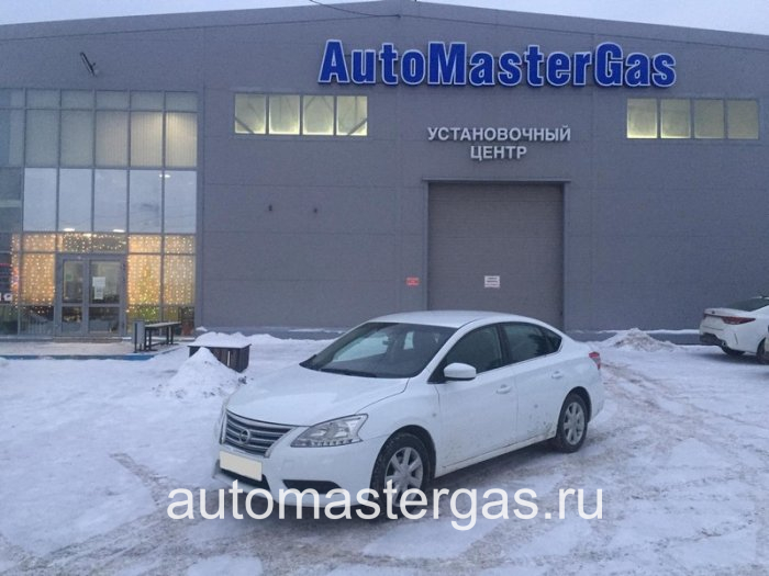 Монтаж ГБО на Nissan Sentra 2015г.,  ГБО 4 поколения, метан  Digitronic (Италия), двигатель 1.6л. 4 цилиндра