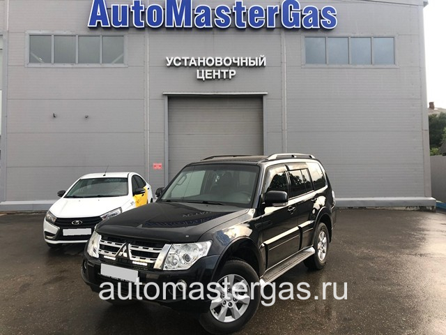 Монтаж ГБО на Mitsubishi Pajero 2011г., ГБО 4 поколения, пропан OMVL (Турция), двигатель 3.0л. 6 цилиндров