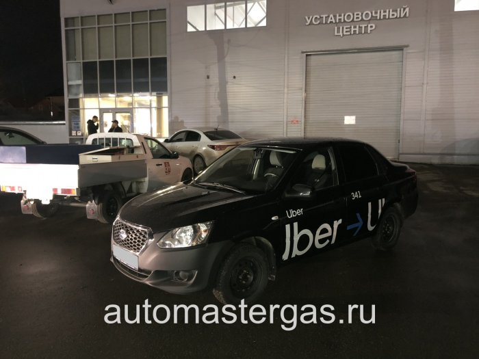 Монтаж ГБО на Datsun on-DO 2018г., ГБО 4 поколения, пропан LANDIRENZO (Италия), двигатель 1.6л. 4 цилиндра