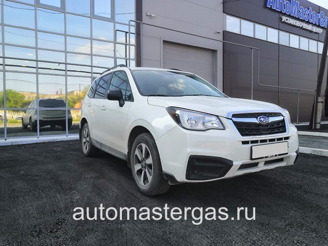 Монтаж ГБО на Subaru Forester 2018г., ГБО 4 поколения, пропан LANDI RENZO (Италия), двигатель 2.5л. 4 цилиндра
