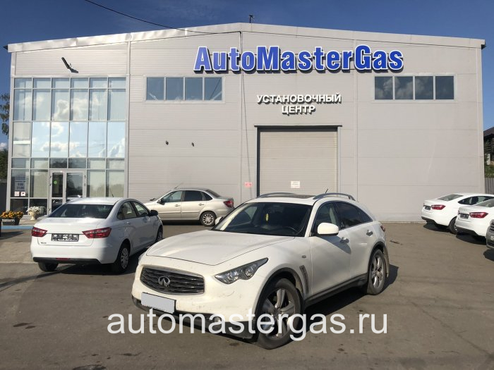 Монтаж ГБО на Infiniti FX37 2010г., ГБО 4 поколения, пропан LANDI RENZO (Италия), двигатель 3.7л. 6 цилиндров