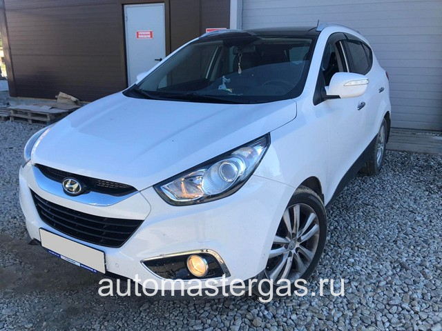Монтаж ГБО на Hyundai IX35 2012 г., ГБО 4 поколения, пропан LANDI RENZO (Италия), двигатель 2.0л. 4 цилиндра
