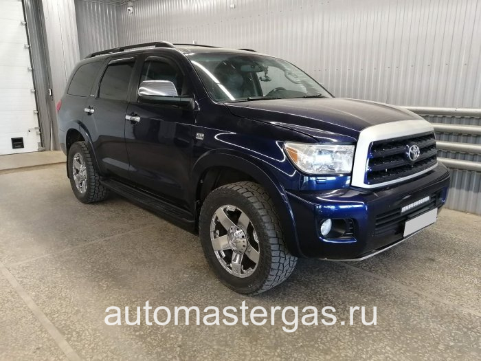 Монтаж ГБО на Toyota Sequoia 2008г., ГБО 4 поколения, пропан LANDI RENZO (Италия), двигатель 5.7л. 8 цилиндров