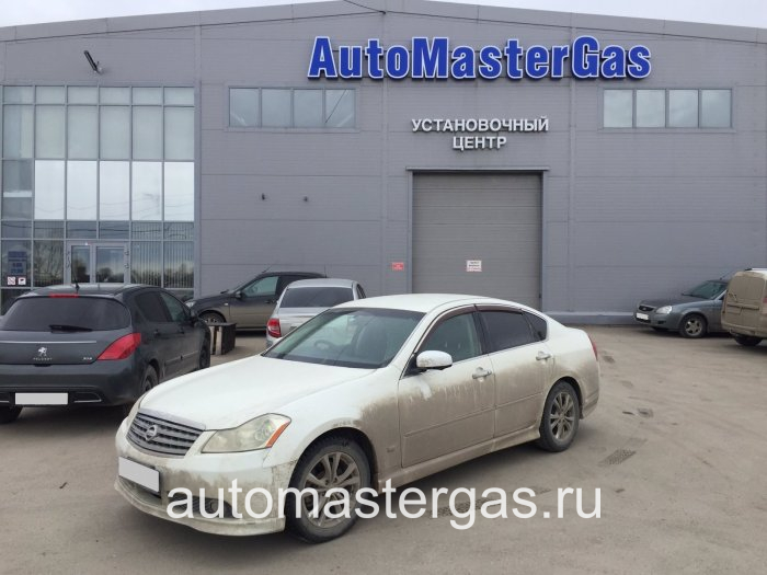 Монтаж ГБО на Nissan Fuga 2005г, ГБО 4 поколения, пропан AEB (Турция), двигатель 3.5л. 6 цилиндров