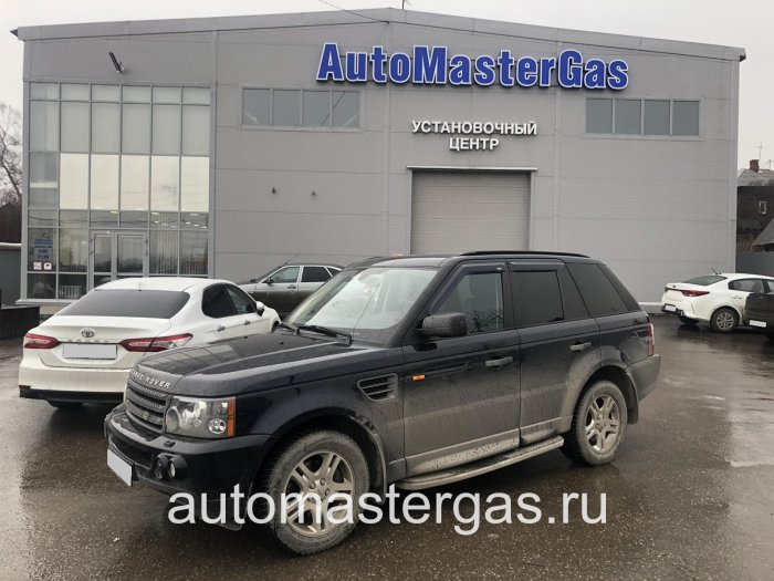 Монтаж ГБО на Land Rover Range Rover Sport 2005г., ГБО 4 поколения, пропан LANDI RENZO (Италия), двигатель 4.4л. 8 цилиндров