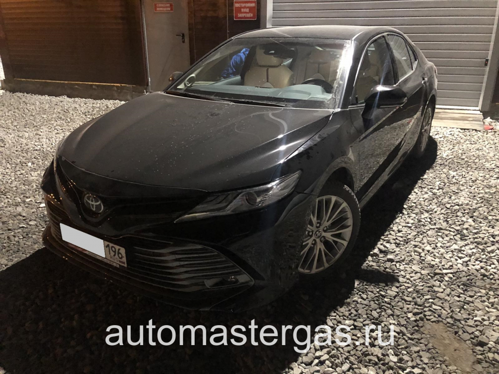 Монтаж ГБО на Toyota Camry 2020г., ГБО 4 поколения, пропан LANDIRENZO (Италия), двигатель 2.5л. 4 цилиндра