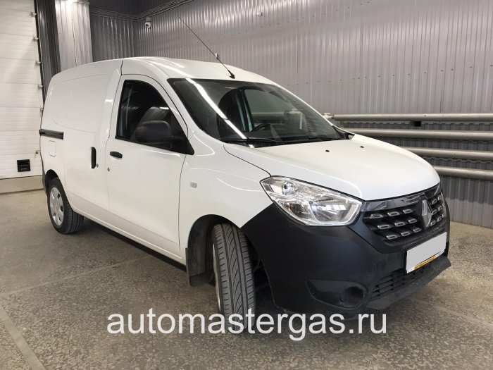 Монтаж ГБО на Renault Dokker 2018г., ГБО 4 поколения, пропан LANDI RENZO (Италия), двигатель 1.6л. 4 цилиндра