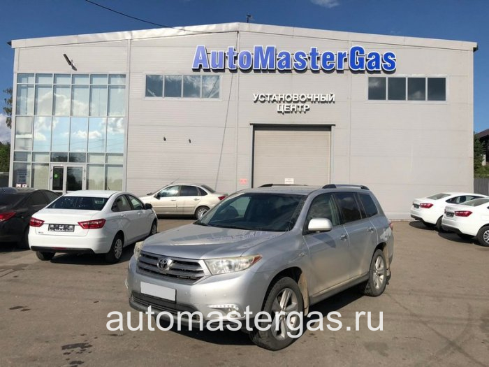 Монтаж ГБО на Toyota Highlander 2011 г., ГБО 4 поколения, пропан AEB (Италия), двигатель 3.5 л. 6 цилиндров