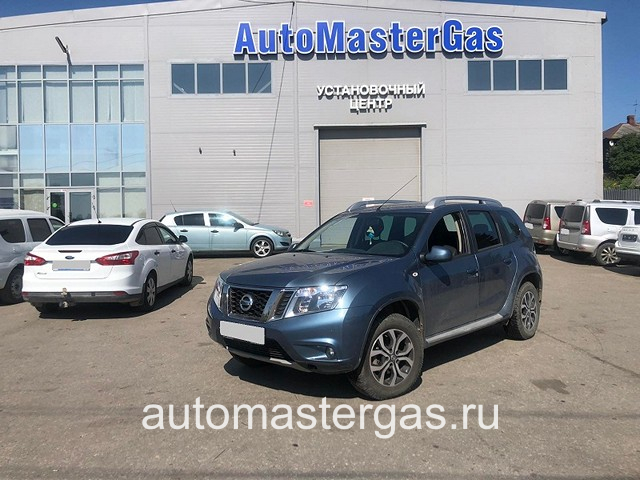 Монтаж ГБО на Nissan Terrano 2015г.,  ГБО 4 поколения, метан LANDI RENZO (Италия), двигатель 1.6л. 4 цилиндра