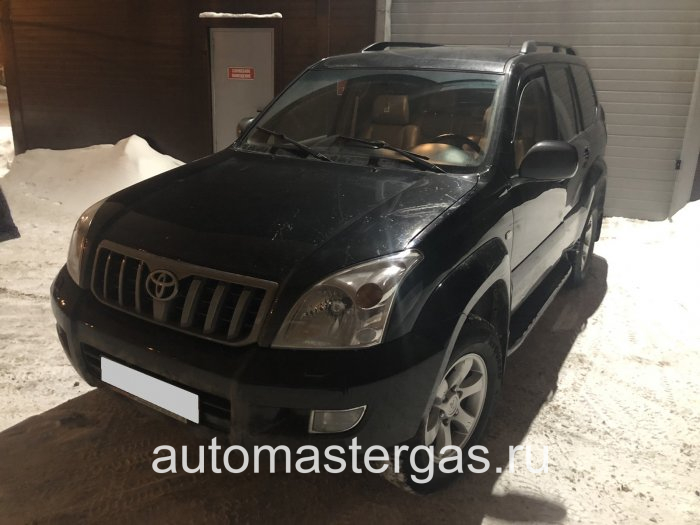 Монтаж ГБО на Toyota Land Cruiser Prado 2006г., ГБО 4 поколения, пропан LANDIRENZO (Италия), двигатель 4.0л. 6 цилиндров