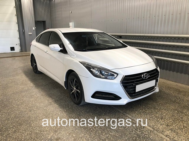 Монтаж ГБО на Hyundai I40 2016г., ГБО 4 поколения, метан LANDI RENZO (Италия), двигатель 2.0 л. 4 цилиндра