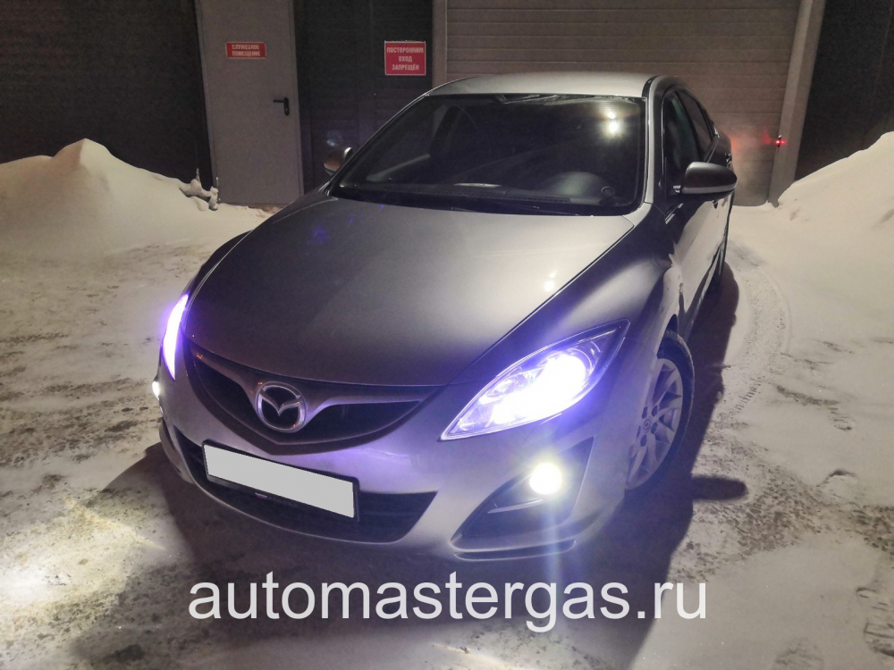 Монтаж ГБО на Mazda 6 2010г., ГБО 4 поколения, пропан LANDI RENZO (Италия), двигатель 2.0л. 4 цилиндра
