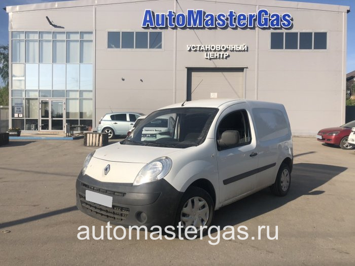 Монтаж ГБО на Renault Kangoo 2012г., ГБО 4 поколения, метан Digitronic  (Италия), двигатель 1.6л. 4 цилиндра