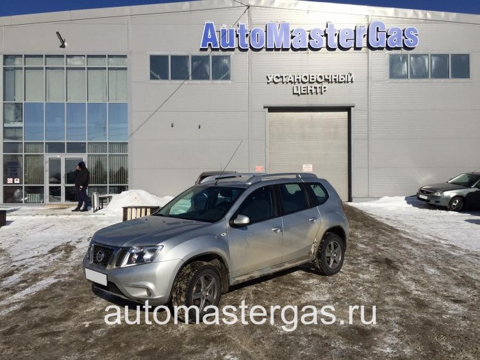 Монтаж ГБО на Nissan Terrano 2017г., ГБО 4 поколения, пропан LANDI RENZO (Италия), двигатель 2.0л. 4 цилиндра