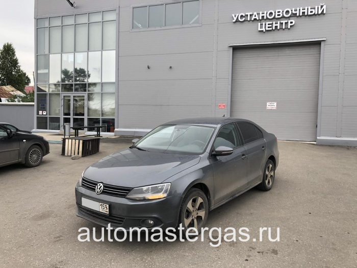 Монтаж ГБО на Volkswagen Jetta 2012г., ГБО 4 поколения, метан LANDIRENZO (Италия), двигатель 1.6л. 4 цилиндра