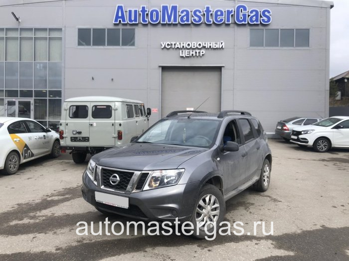 Монтаж ГБО на Nissan Terrano 2019г.,  ГБО 4 поколения, метан LANDI RENZO (Италия), двигатель 1.6л. 4 цилиндра