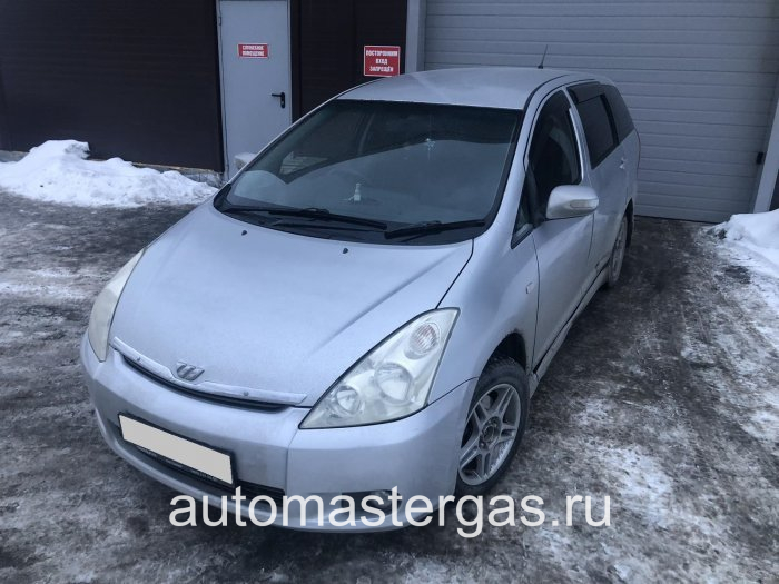 Монтаж ГБО на Toyota WISH 2003г., ГБО 4 поколения, пропан landi Renzo (Италия), двигатель 1.8л. 4 цилиндра