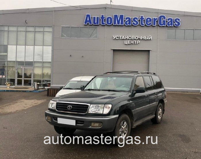 Монтаж ГБО на Toyota Land Cruiser 1999 г., ГБО 4 поколения, пропан LANDI RENZO (Италия), двигатель 4.7 л. 8 цилиндров