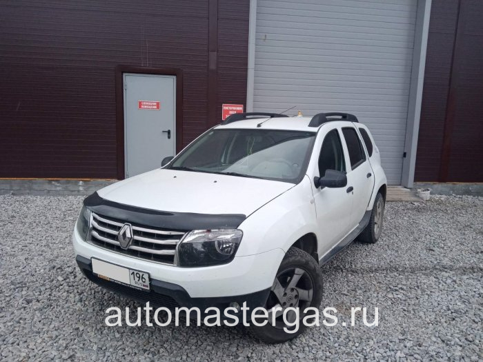 Монтаж ГБО на Renault Duster 2014г., ГБО 4 поколения, пропан LANDIRENZO (Италия), двигатель 1.6л. 4 цилиндра