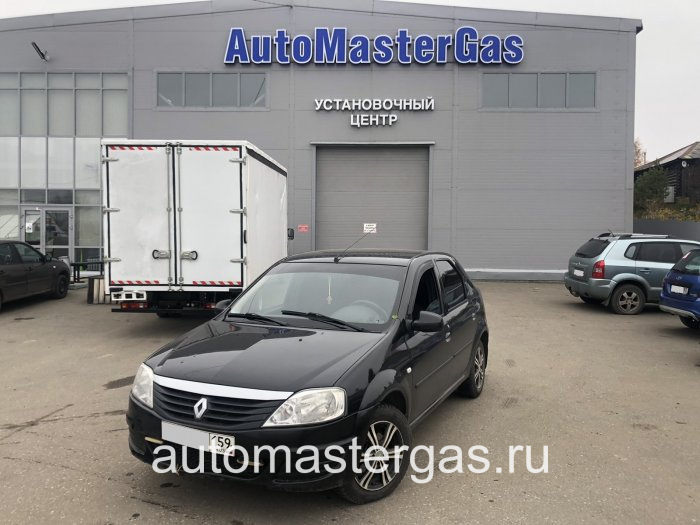 Монтаж ГБО на Renault Logan 2013г., ГБО 4 поколения, пропан LANDIRENZO (Италия), двигатель 1.6л. 4 цилиндра