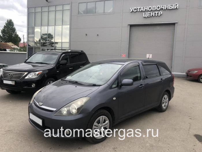 Монтаж ГБО на Toyota WISH 2004г., ГБО 4 поколения, пропан DIGITRONIC (Италия), двигатель 1.8л. 4 цилиндра