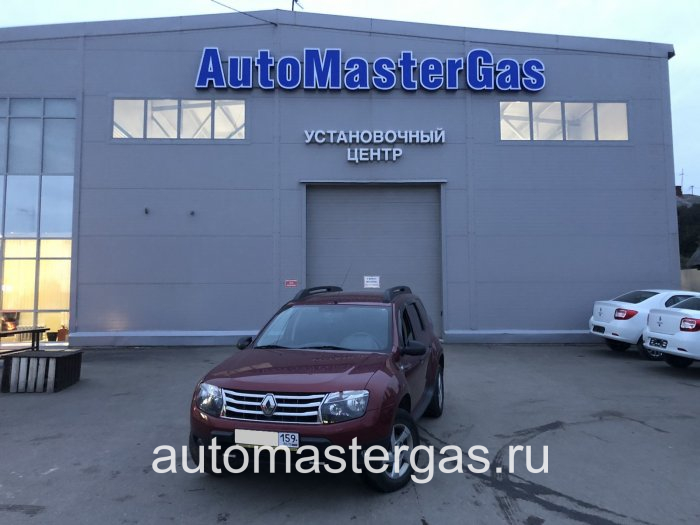 Монтаж ГБО на Renault Duster 2015г., ГБО 4 поколения, пропан LANDIRENZO (Италия), двигатель 1.6л. 4 цилиндра