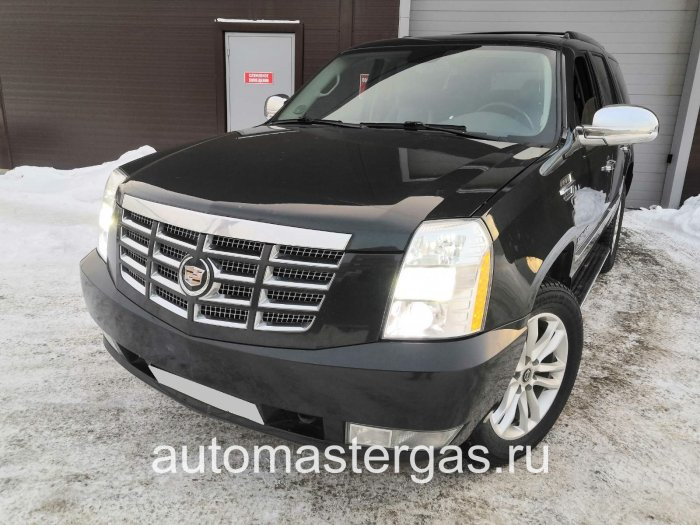 Монтаж ГБО на Cadillac Escalade 2011г., ГБО 4 поколения, пропан 4SAVE (Польша), двигатель 6.2л. 8 цилиндров