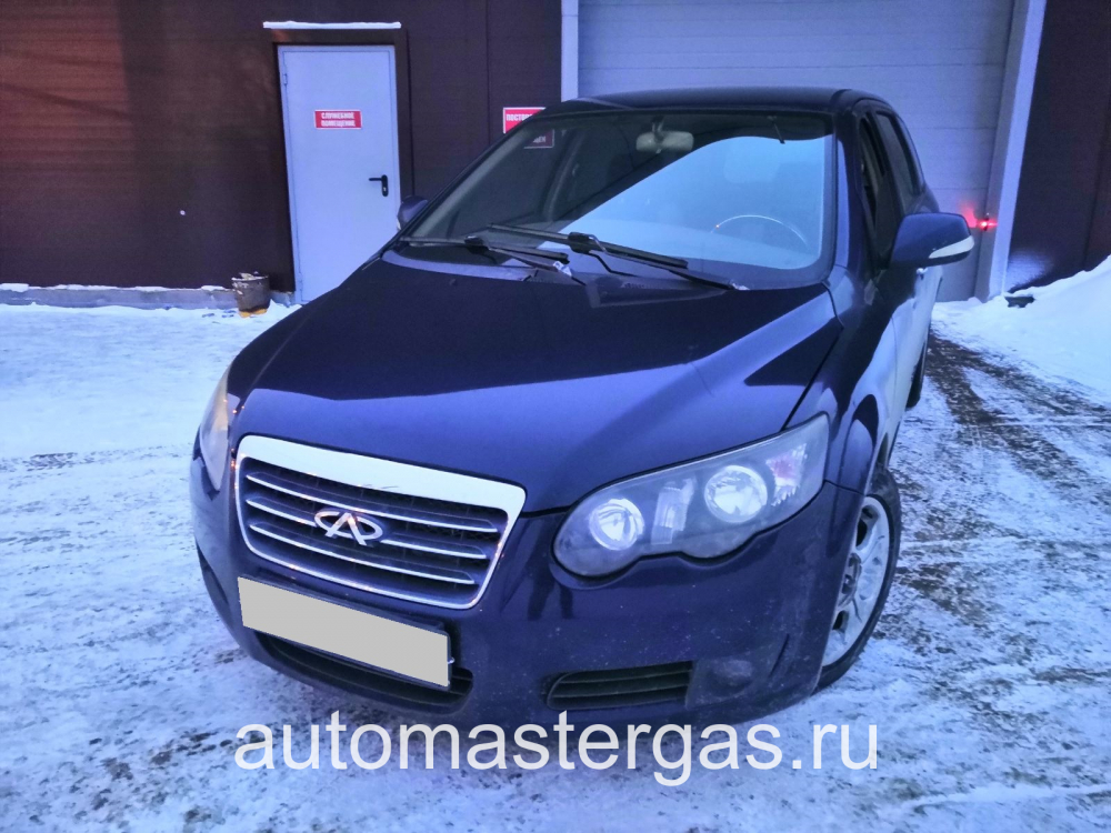 Монтаж ГБО на Chery CrossEastar  2009г., ГБО 4 поколения, пропан LANDI RENZO (Италия), двигатель 2.0л. 4 цилиндра