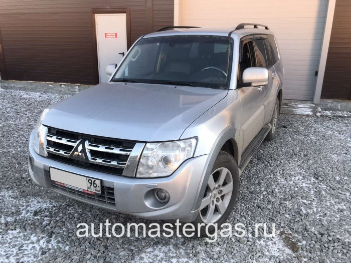 Монтаж ГБО на Mitsubishi Pajero LWВ 2011г., ГБО 4 поколения, пропан LANDIRENZO (Италия), двигатель 3.0л. 4 цилиндра