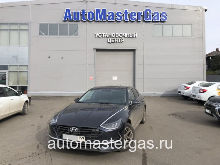 Монтаж ГБО на Hyundai Sonata 2020г., ГБО 4 поколения, метан LANDIRENZO (Италия), двигатель 2.0л. 4 цилиндра