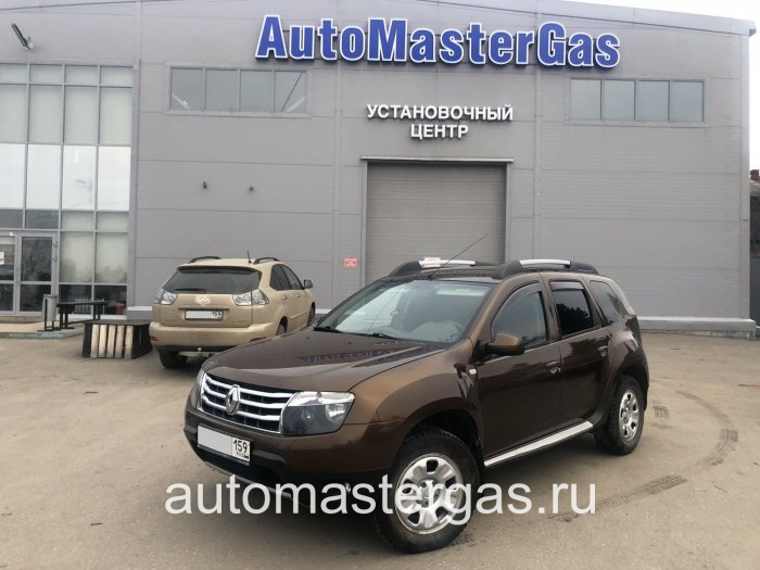 Монтаж ГБО на Renault Duster 2012г., ГБО 4 поколения, пропан LANDIRENZO (Италия), двигатель 2.0л. 4 цилиндра