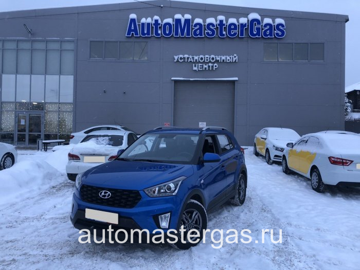 Монтаж ГБО на Hyundai Creta 2020г., ГБО 4 поколения, пропан AEB (Италия), двигатель 2.0л. 4 цилиндра
