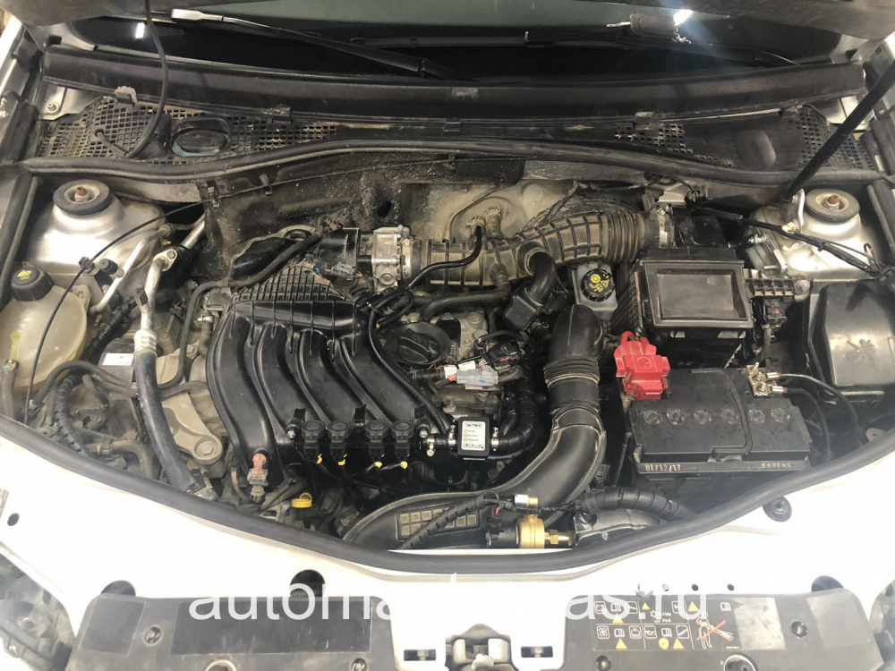 Монтаж ГБО на Nissan Terrano 2017г., ГБО 4 поколения, пропан 4SAVE (Польша), двигатель 1.6л. 4 цилиндра
