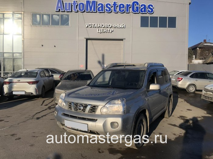 Монтаж ГБО на Nissan X-Trail 2010г., ГБО 4 поколения, пропан LANDI RENZO (Италия), двигатель 2.5л. 4 цилиндра