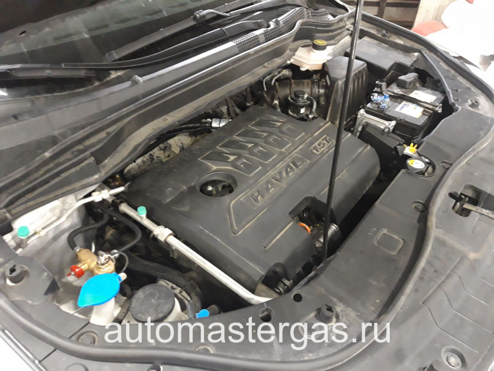 Монтаж ГБО на Haval H6 2019г., ГБО 4 поколения, метан LANDIRENZO (Италия), двигатель 1.5л. 4 цилиндра