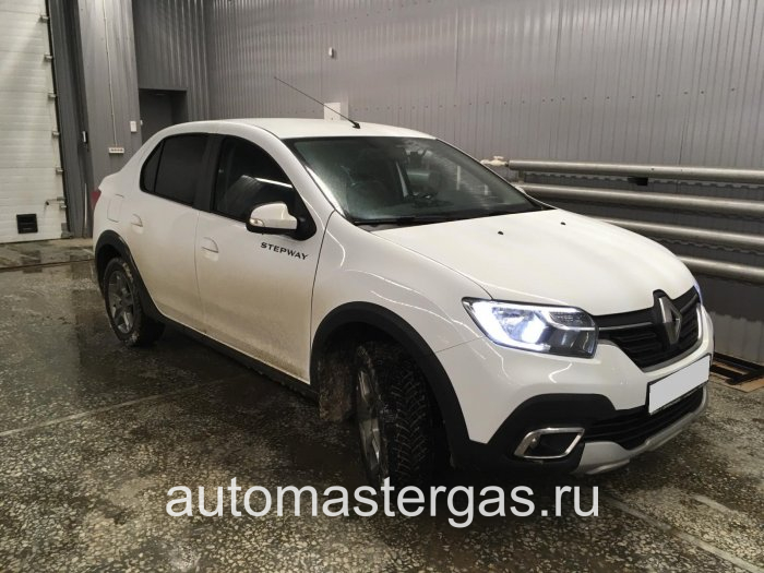 Монтаж ГБО на Renault Logan Stepway 2020г., ГБО 4 поколения, метан LANDI RENZO (Италия), двигатель 1.6л. 4 цилиндра