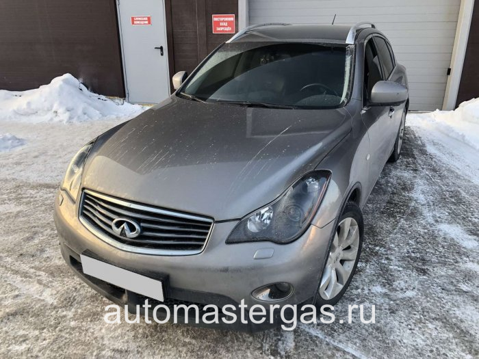 Монтаж ГБО на Infiniti EX35 2008г., ГБО 4 поколения, пропан Digitronic (Италия), двигатель 3.5л. 6 цилиндров