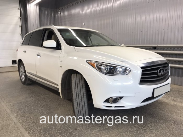 Монтаж ГБО на Infiniti QX60 2014г., ГБО 4 поколения, пропан OMVL (Турция), двигатель 3.5л. 6 цилиндров