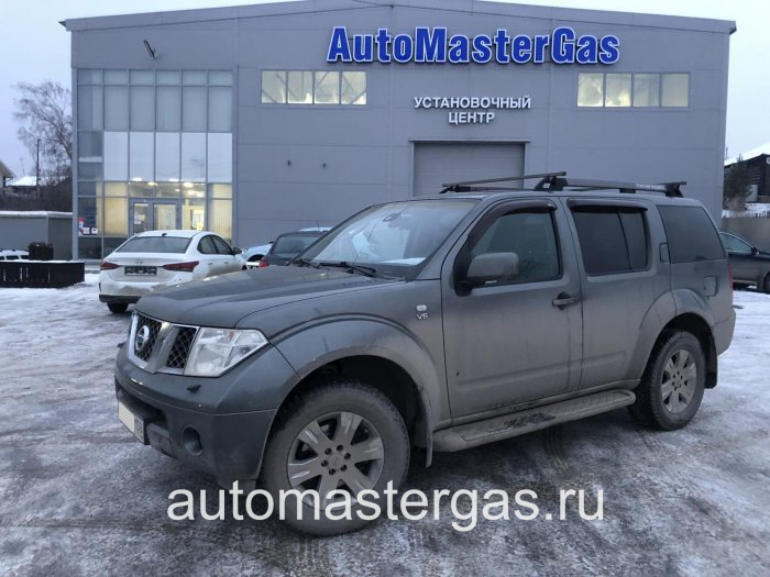 Монтаж ГБО на Nissan Pathfinder LE 2009г., ГБО 4 поколения, пропан LANDIRENZO (Италия), двигатель 4.0л. 6 цилиндров