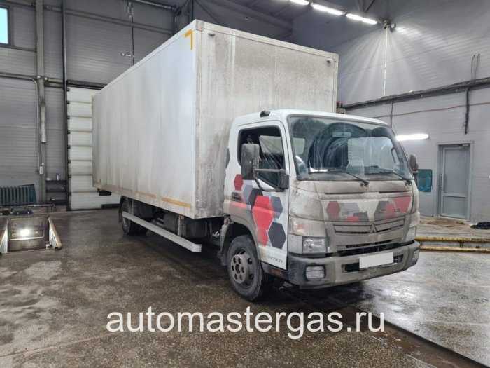 Монтаж ГБО на Mitsubishi Fuso Canter 2021 г., ГБО 4 поколения, метан LANDI RENZO (Италия), двигатель 3.0 л. 6 цилиндров (Дизель)
