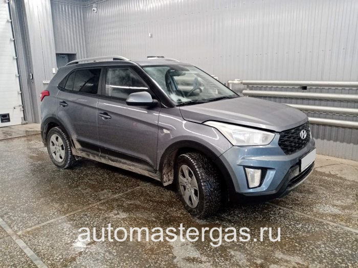 Монтаж ГБО на Hyundai Creta 2020г., ГБО 4 поколения, пропан LANDIRENZO (Италия), двигатель 1.6л. 4 цилиндра