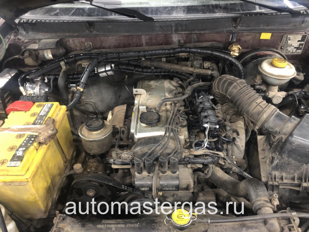 Монтаж ГБО на ZX GrandTiger 2007г., ГБО 4 поколения, пропан LANDIRENZO (Италия), двигатель 2.4л. 4 цилиндра
