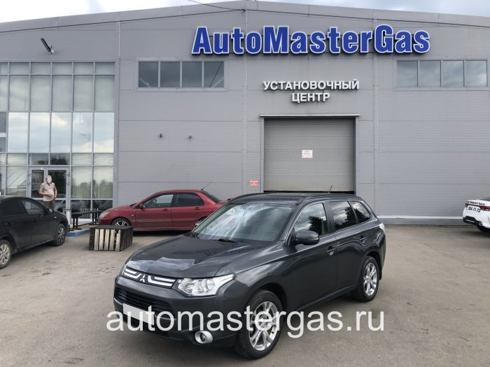 Монтаж ГБО на Mitsubishi Outlander 2013г., ГБО 4 поколения, пропан LANDI RENZO (Италия), двигатель 2.4л. 4 цилиндра