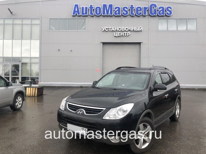 Монтаж ГБО на Hyundai ix55 2010г., ГБО 4 поколения, пропан LANDIRENZO (Италия), двигатель 3.8л. 6 цилиндров
