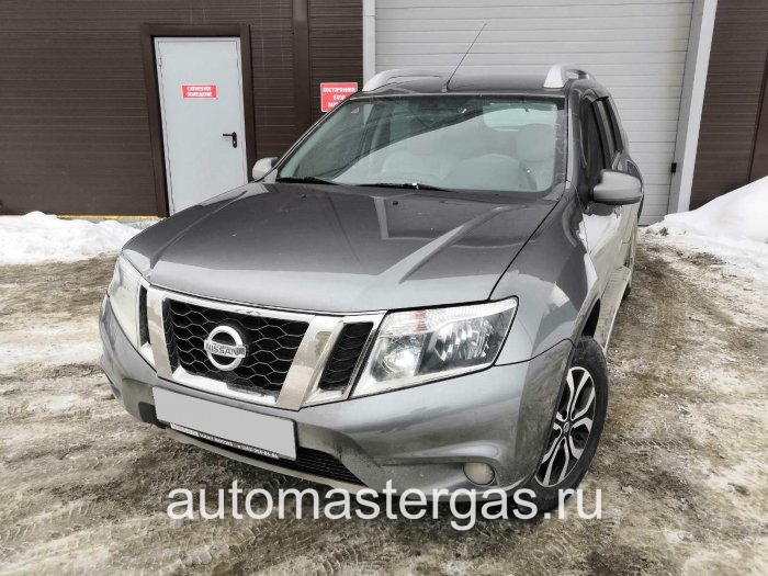 Монтаж ГБО на Nissan Terrano 2014г., ГБО 4 поколения, пропан LANDI RENZO (Италия), двигатель 2.0л. 4 цилиндра